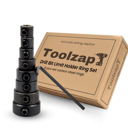 ToolZap™ Drill Bit Limit Holder Ring Set - Sale! Sale! Sale! up to 80% Discounts!