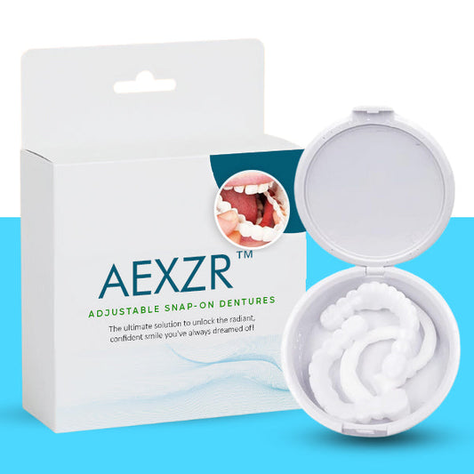 AEXZR™ Adjustable Snap-On Dentures - Up to 60% discounts!